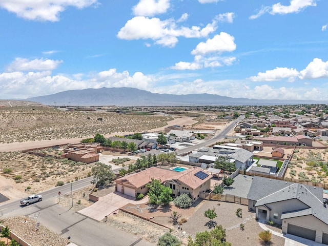 2632 Globe Ct NE, Rio Rancho, NM 87124 - aerial view of residential area featuring a mountainous background