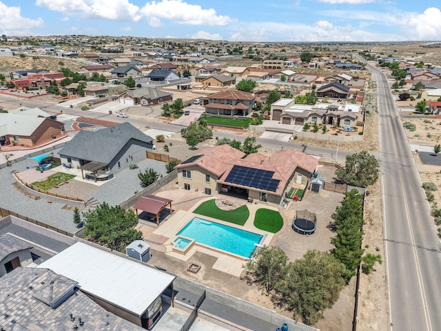 2632 Globe Ct NE, Rio Rancho, NM 87124 - aerial view of residential area with a pool area