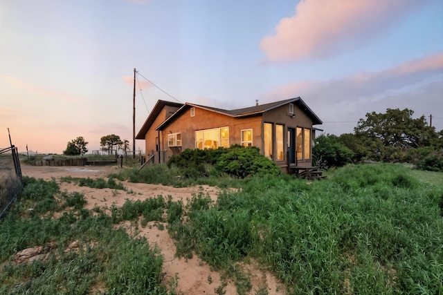 62 W B Church St, Edgewood, NM 87015 - view of property exterior with stucco siding