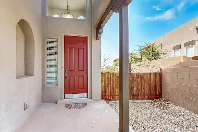 1128 San Augustin Dr, Bernalillo, NM 87004 - entrance to property featuring stucco siding