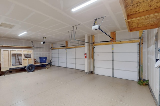 4813 Guadalupe Peak St SW, Los Lunas, NM 87031 - garage with a garage door opener