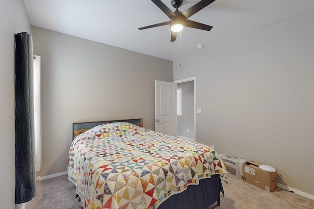 4813 Guadalupe Peak St SW, Los Lunas, NM 87031 - bedroom with light colored carpet and ceiling fan