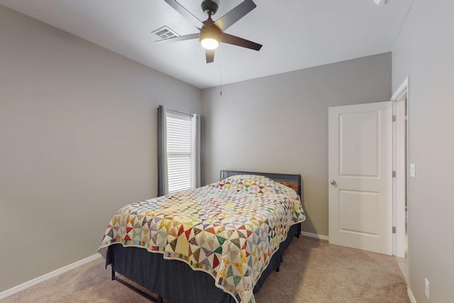 4813 Guadalupe Peak St SW, Los Lunas, NM 87031 - bedroom featuring carpet and ceiling fan