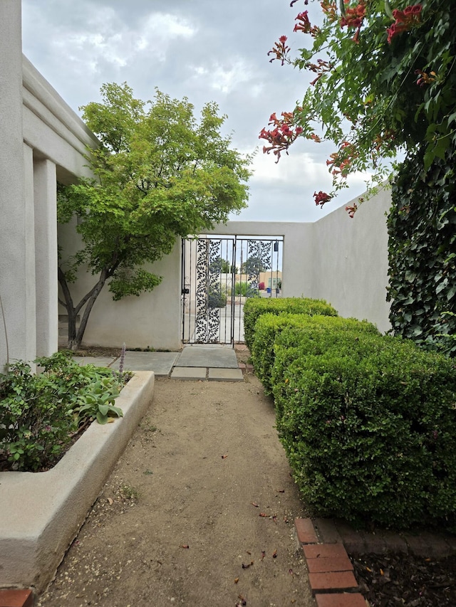 3244 La Ronda Pl NE, Albuquerque, NM 87110 - view of yard with a gate
