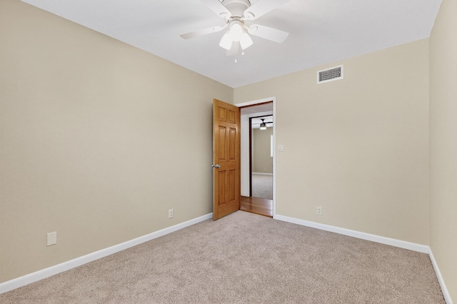 6940 Cherry Hills Loop NE, Albuquerque, NM 87111 - empty room with light carpet and ceiling fan