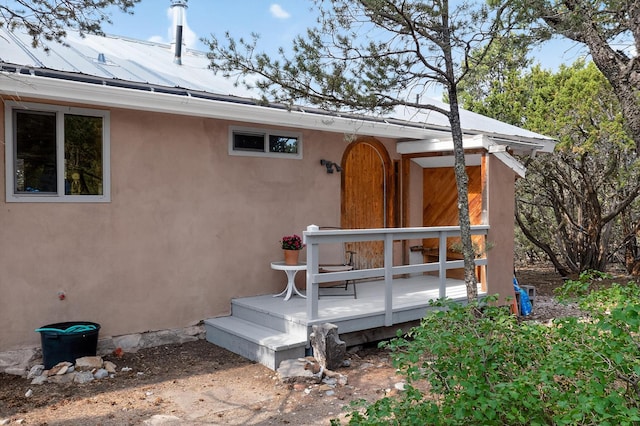 19 Villa Del Monte Loop, Tijeras, NM 87059 - view of wooden terrace