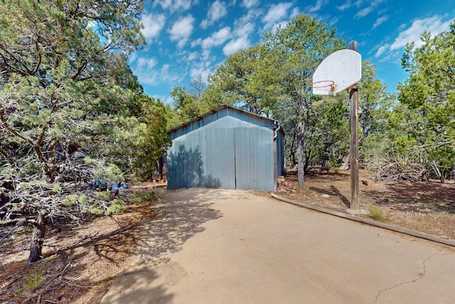 19 Villa Del Monte Loop, Tijeras, NM 87059 - view of patio with an outdoor structure