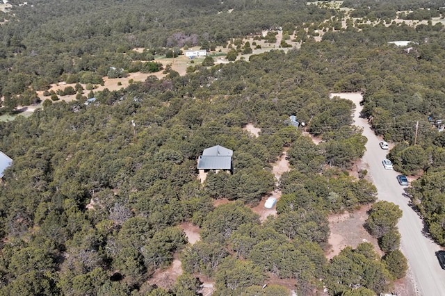 19 Villa Del Monte Loop, Tijeras, NM 87059 - aerial view of property's location featuring a heavily wooded area