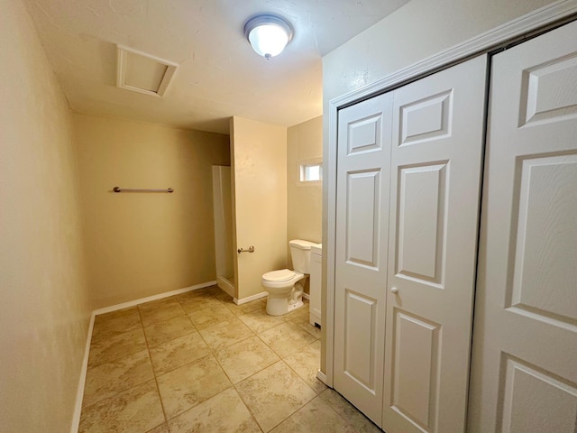 213 Green Valley Rd NW, Los Ranchos, NM 87107 - bathroom with toilet and tile patterned floors