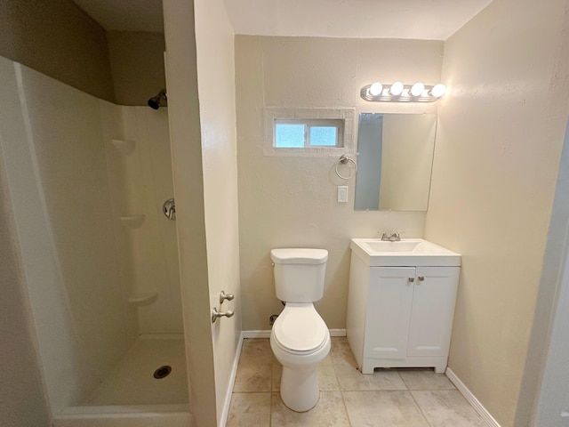 213 Green Valley Rd NW, Los Ranchos, NM 87107 - full bathroom featuring vanity, a shower, and tile patterned flooring