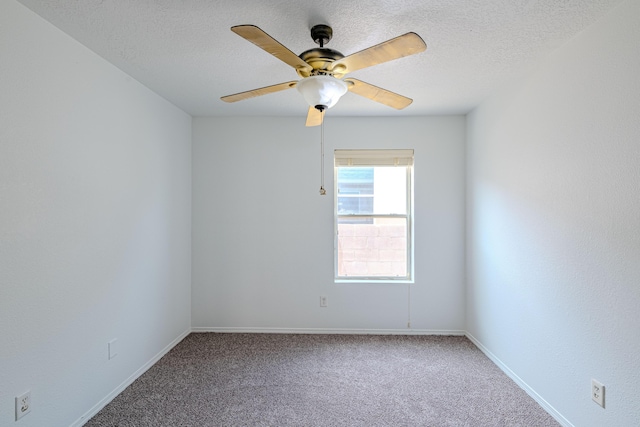 3742 Cattle Dr NE, Rio Rancho, NM 87144 - carpeted empty room featuring a ceiling fan and a textured ceiling