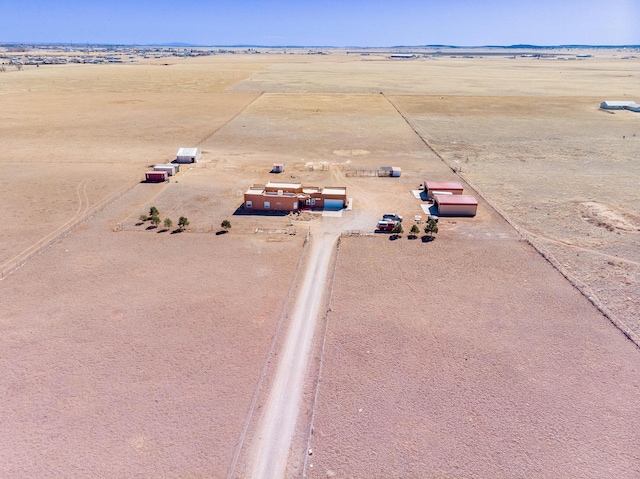 300 Thompson, Moriarty, NM 87035 - aerial view of sparsely populated area with a desert landscape