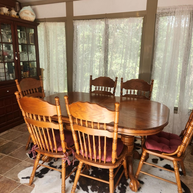 455 Obsidian Rd, Jemez Springs, NM 87025 - dining room featuring tile patterned floors