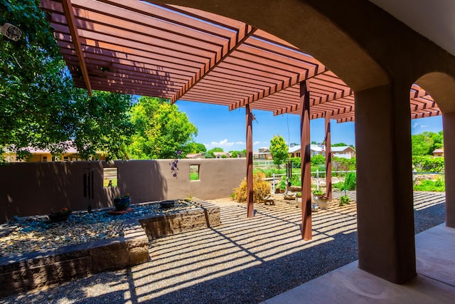 930 Titus Loop, Bosque Farms, NM 87068 - view of patio with a pergola