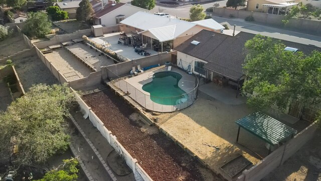 6268 Apache Plume Rd NE, Rio Rancho, NM 87144 - aerial view of residential area featuring a pool