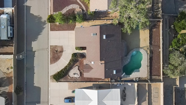 6268 Apache Plume Rd NE, Rio Rancho, NM 87144 - bird's eye view of a pool
