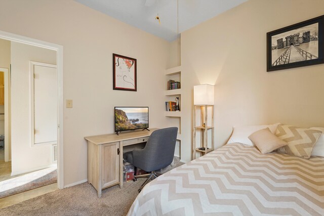 6268 Apache Plume Rd NE, Rio Rancho, NM 87144 - bedroom featuring light colored carpet and an office area