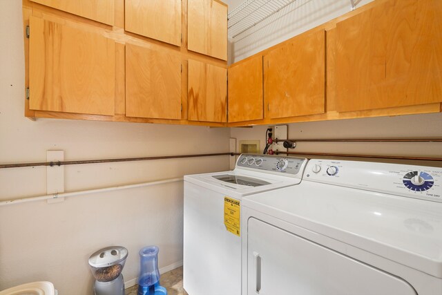 6268 Apache Plume Rd NE, Rio Rancho, NM 87144 - laundry room featuring cabinet space and washing machine and clothes dryer