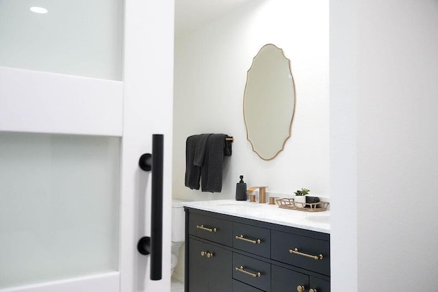 4441 Kellia Ln NE, Albuquerque, NM 87111 - bathroom featuring toilet and double vanity