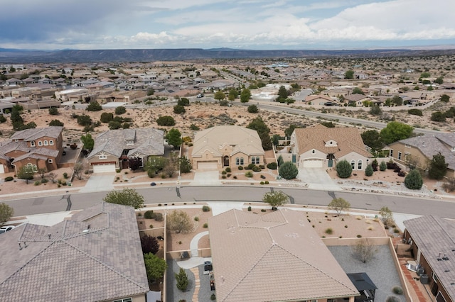 2413 Desert View Rd NE, Rio Rancho, NM 87144 - aerial view of residential area featuring a mountain backdrop