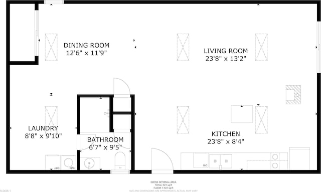 6205 Darlene Pl SW, Albuquerque, NM 87105 - view of room layout