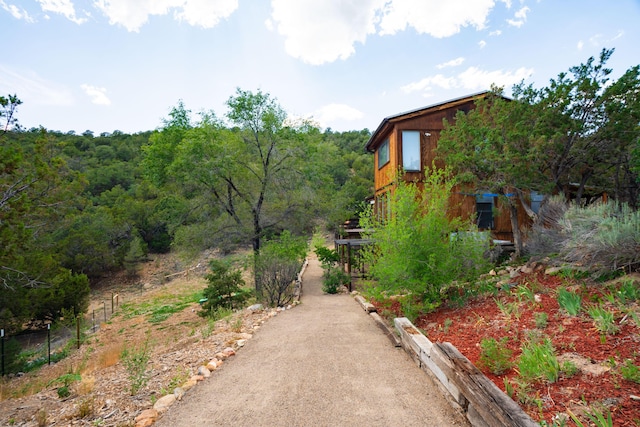 23 Cooper Rd, Cedar Crest, NM 87008 - view of yard featuring a wooded view