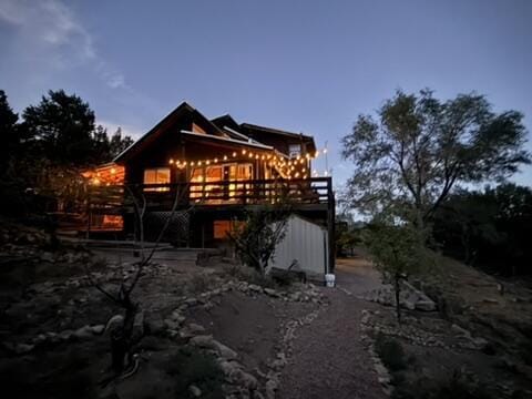 23 Cooper Rd, Cedar Crest, NM 87008 - view of side of property with a deck