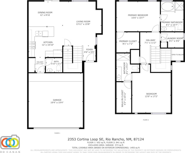 2353 Cortina Loop SE, Rio Rancho, NM 87124 - view of home floor plan