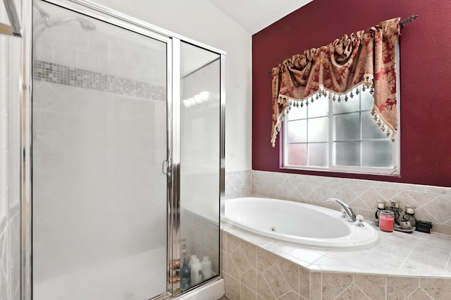 8500 Clarks Fork Rd NW, Albuquerque, NM 87120 - full bathroom with a whirlpool tub and a shower stall
