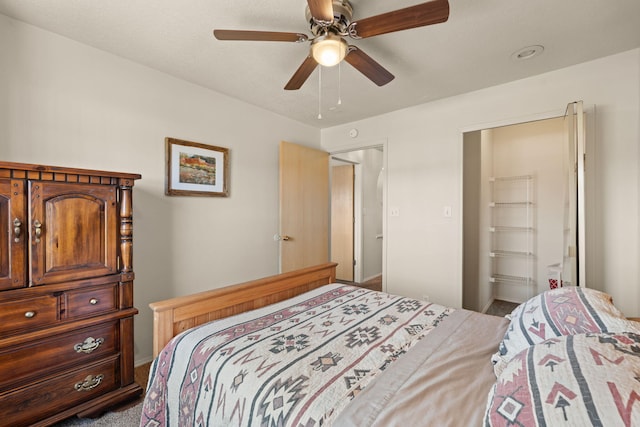 805 Country Club Dr SE Unit G2, Rio Rancho, NM 87124 - carpeted bedroom with a ceiling fan