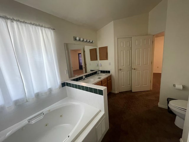 45 Juniper Ave, Los Lunas, NM 87031 - full bath with a whirlpool tub and double vanity