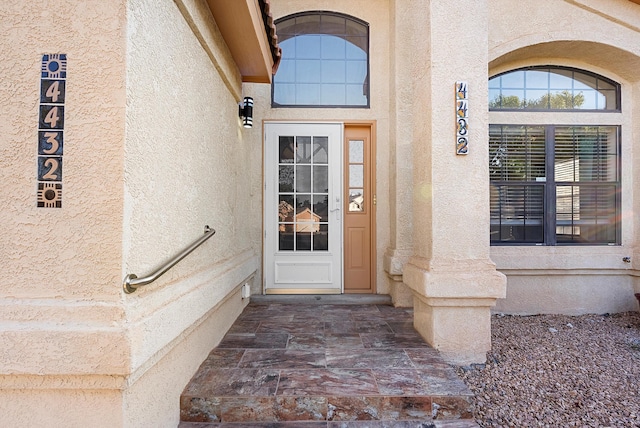 4432 La Paloma Rd NW, Albuquerque, NM 87120 - entrance to property with stucco siding