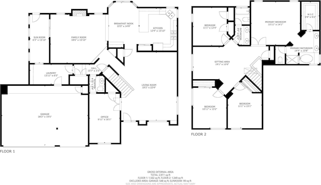 4432 La Paloma Rd NW, Albuquerque, NM 87120 - view of floor plan / room layout
