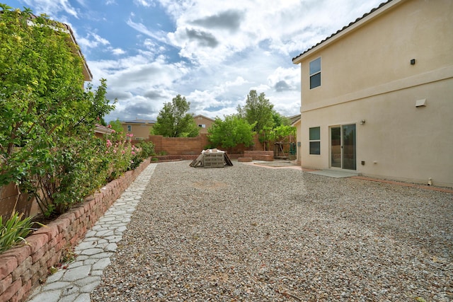 1852 Smarty Jones St SE, Albuquerque, NM 87123 - fenced backyard featuring a patio
