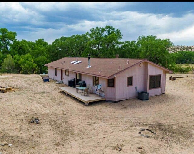34358 US Highway 285, Ojo Caliente, NM 87549 - back of property with a deck