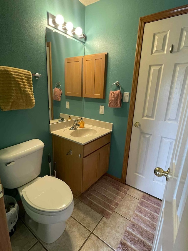 34358 US Highway 285, Ojo Caliente, NM 87549 - bathroom with vanity and tile patterned floors