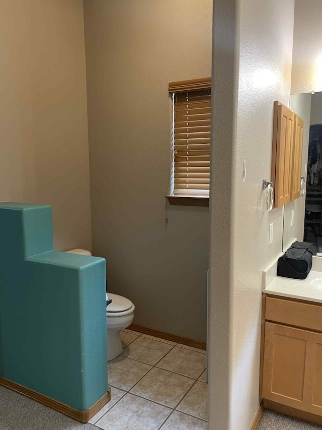 34358 US Highway 285, Ojo Caliente, NM 87549 - bathroom with vanity and tile patterned floors