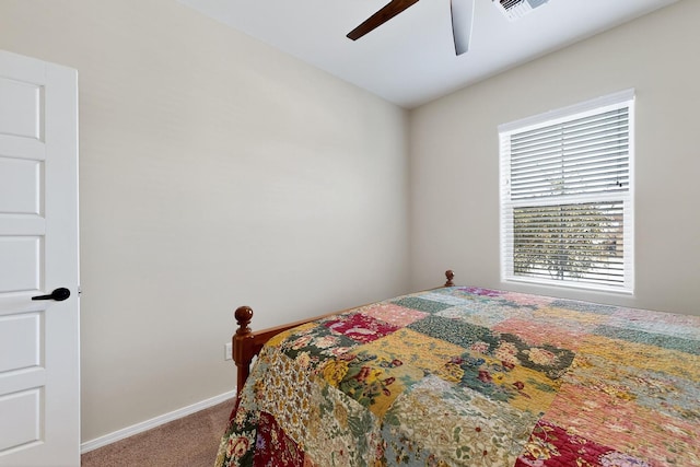 4276 Crowned Eagle Loop NE, Rio Rancho, NM 87144 - carpeted bedroom featuring baseboards and a ceiling fan