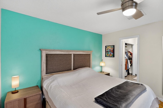 1308 Boatright Dr NE, Albuquerque, NM 87112 - bedroom featuring ceiling fan