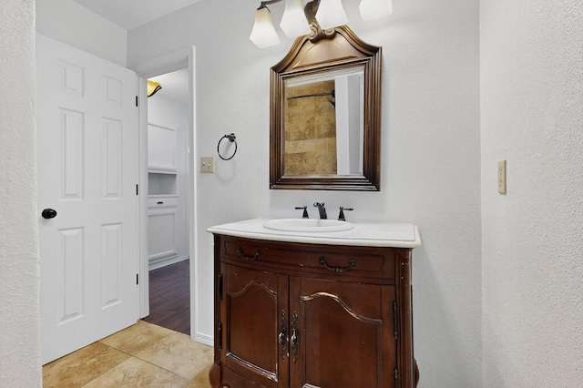 12208 Phoenix Ave NE, Albuquerque, NM 87112 - bathroom with vanity and tile patterned flooring
