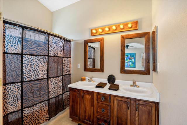 5478 Salem Ct NE, Rio Rancho, NM 87144 - bathroom featuring double vanity