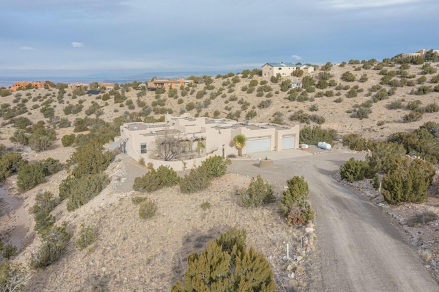 39 Pine Rd, Placitas, NM 87043 - aerial view of property and surrounding area with a desert landscape