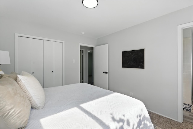 11517 San Jacinto Ave NE, Albuquerque, NM 87112 - carpeted bedroom featuring a closet and baseboards