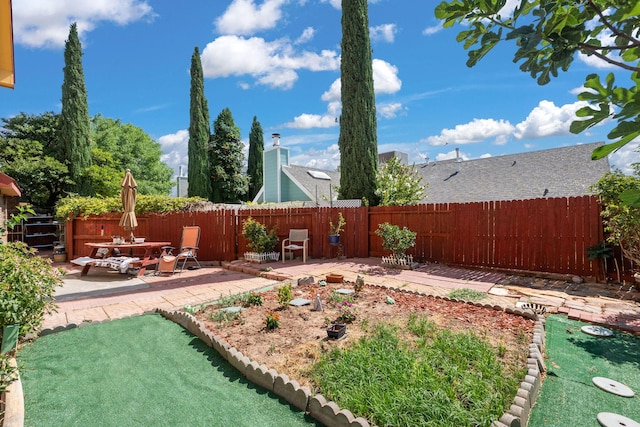 7824 Snowberry St NW, Albuquerque, NM 87120 - fenced backyard featuring a patio