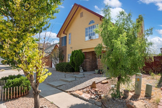 7824 Snowberry St NW, Albuquerque, NM 87120 - view of front of property featuring brick siding