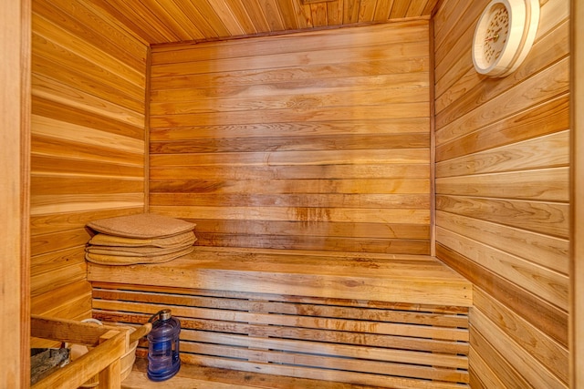 15 Sunset Blvd, Placitas, NM 87043 - relaxing sauna featuring wood walls and wooden ceiling