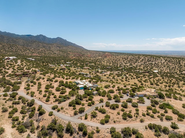 15 Sunset Blvd, Placitas, NM 87043 - overview of rural landscape featuring a mountainous background and a desert landscape
