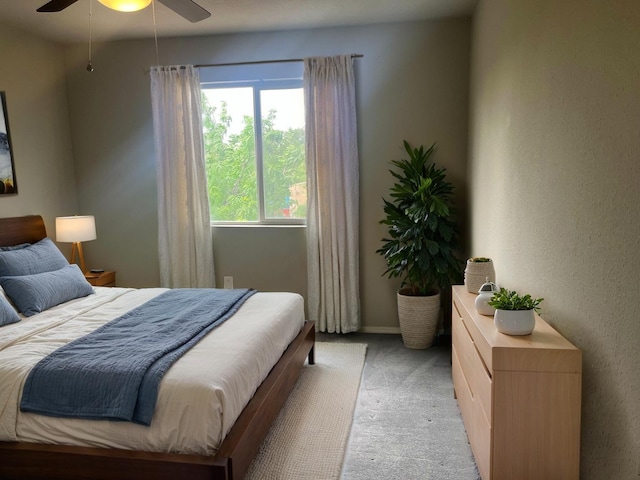 3005 Quail Point Dr, Albuquerque, NM 87120 - bedroom featuring light colored carpet and a ceiling fan
