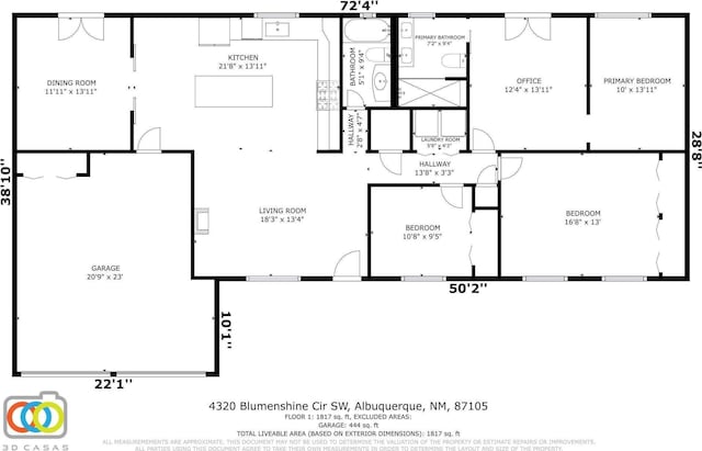 4320 Blumenshine Cir SW, Albuquerque, NM 87105 - view of room layout