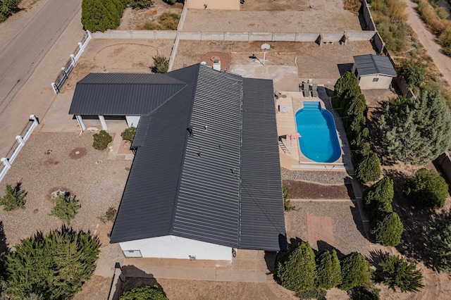 4320 Blumenshine Cir SW, Albuquerque, NM 87105 - aerial view of property's location featuring a pool area